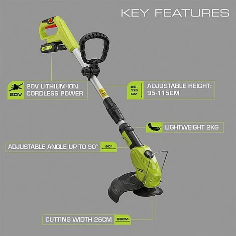 Garden Gear 20V Cordless Lithium-ion Grass Trimmer 14 Garden Gear 20V Cordless Lithium-ion Grass Trimmer - Image 14
