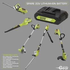 Garden Gear 20V Cordless Lithium-ion Telescopic Hedge Trimmer -FloraNest Store G116820Garden20Gear20Spare20Battery202000x200020220ANN1